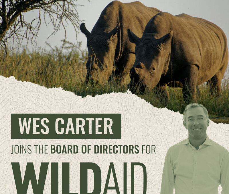 President Wes Carter Joins WildAid Board of Directors